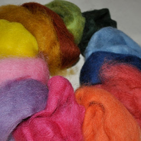 Märchenwolle bunt im Beutel - 100g